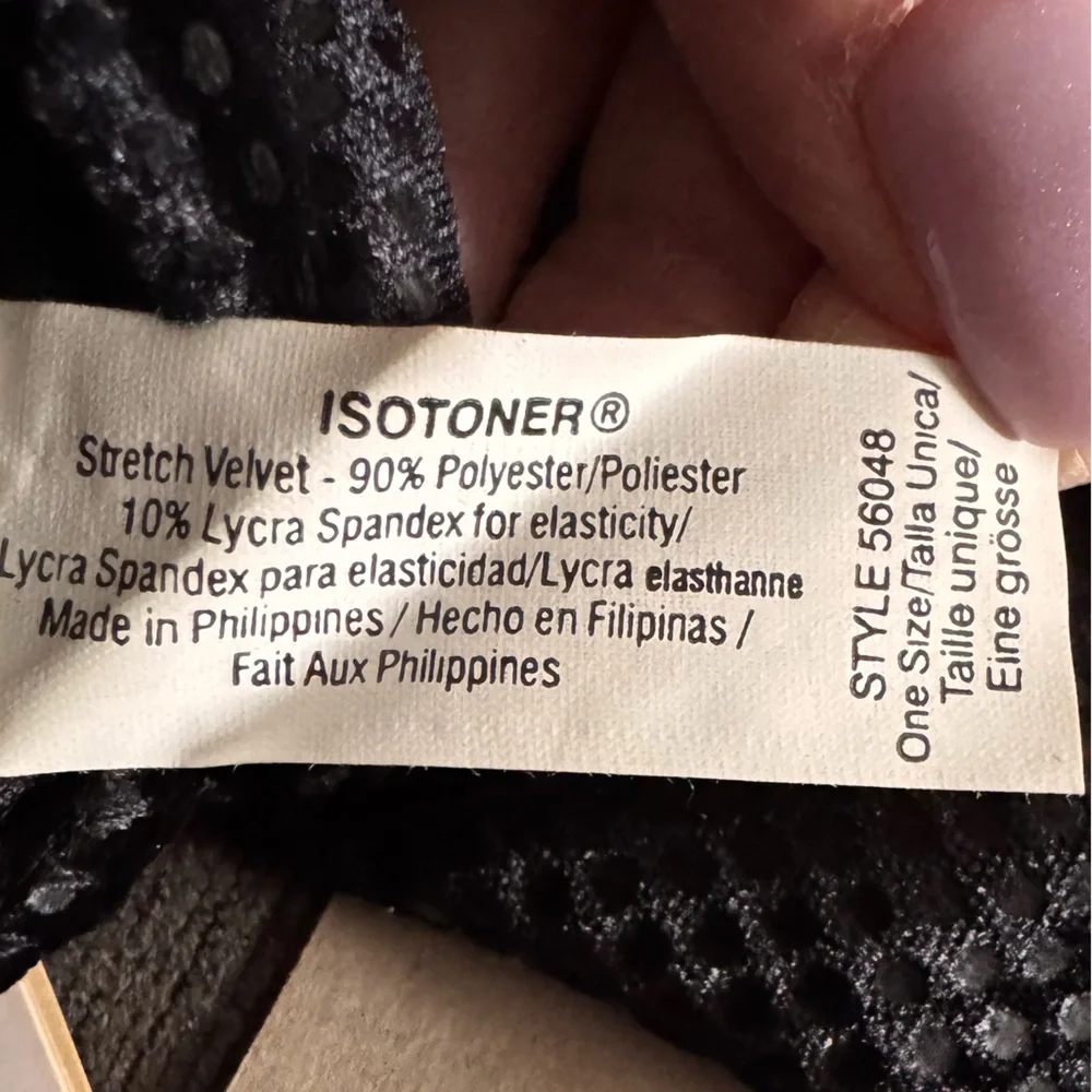 Isotoner Black Stretch Dress Gloves